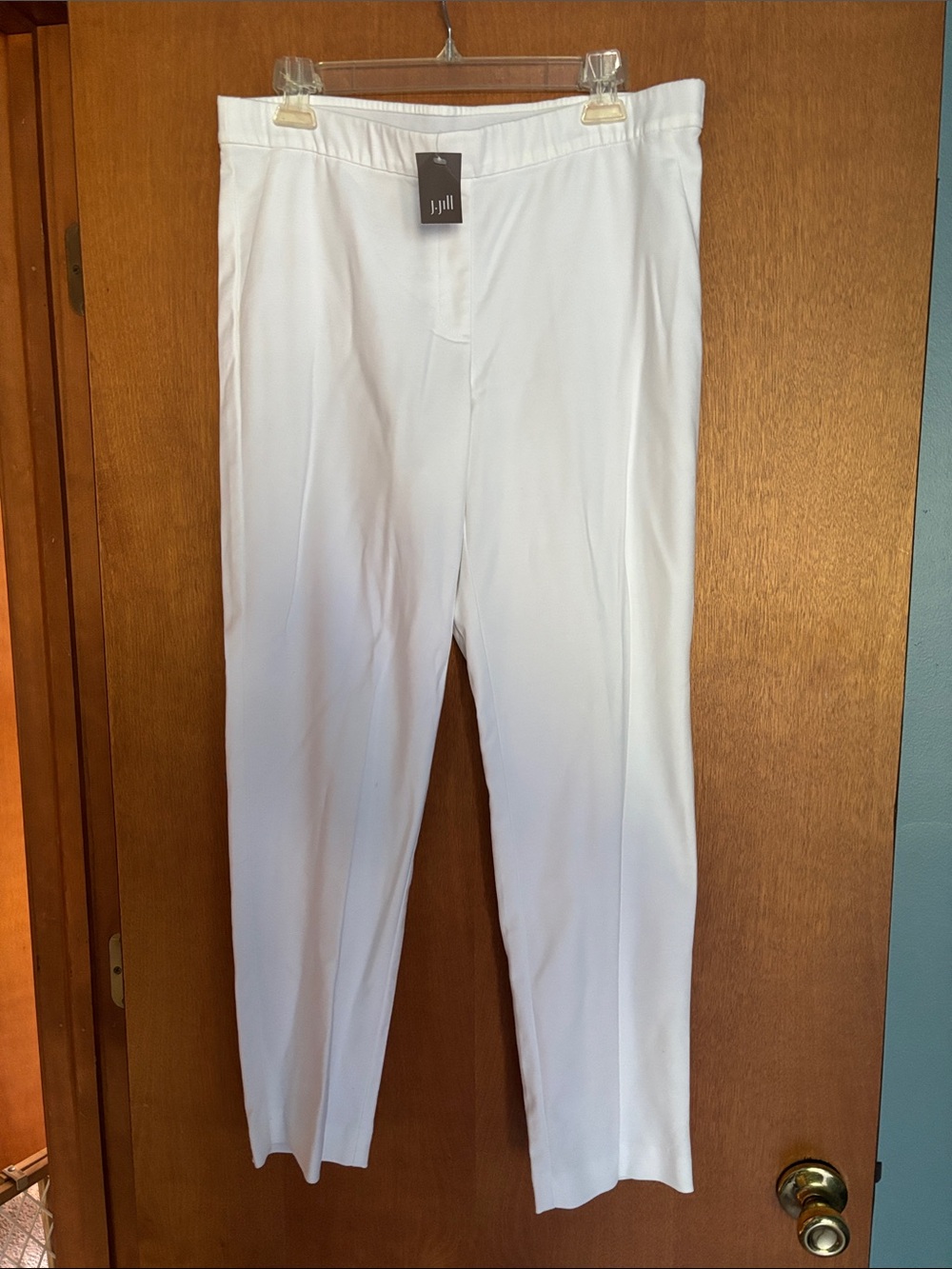 J. Jill White Stretch Pull-On Pants